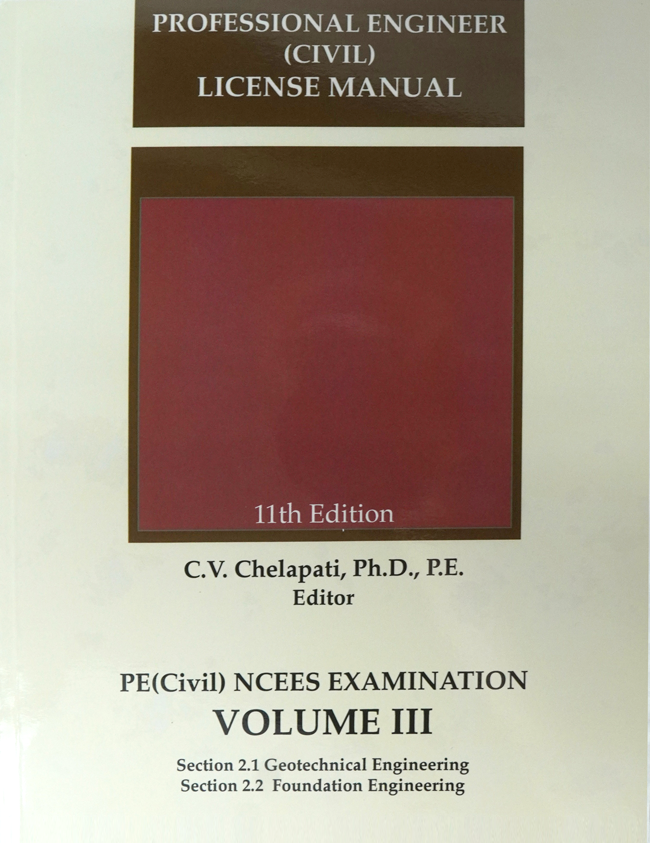 CIVIL LICENSE MANUAL 11th EDITION VOLUME 3 SECTIONS 2.1 & 2.2