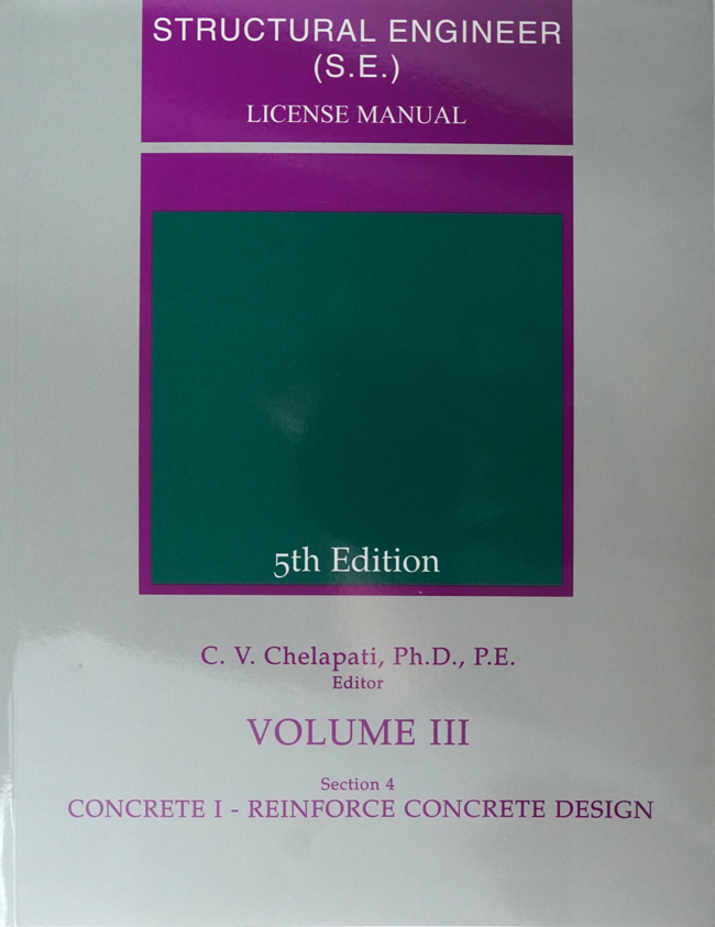STRUCTURAL LICENSE MANUAL 5TH EDITION VOLUME 3